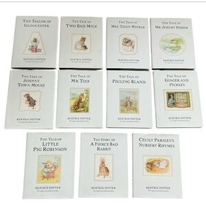 Beatrix Potter Series Mini Hardback Books (3,5,6,7,13,14,15,18,19,20,23)